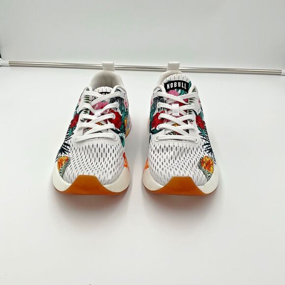 NOBULL Tropical Floral Journey White Running Shoes Mens Size 8 Athletic Sneakers main image 8